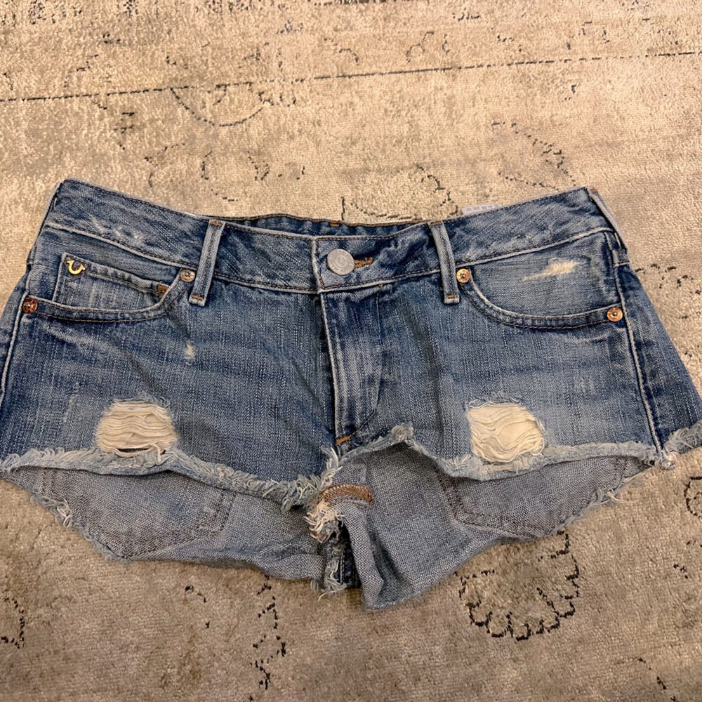 True Religion jean shorts
